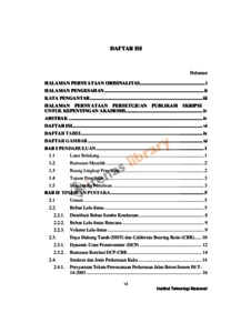 TA: SENSITIVITAS NILAI CBR TANAH DASAR (SUBGRADE) DAN BEBAN LALU-LINTAS